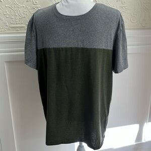 Apt 9 crew neck men's short sleeve colorblock t-shorter sz L
